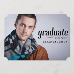 Celebrate the Graduate Photo Graduation Party Invitation