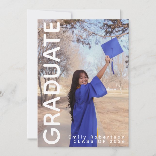 Celebrate the Graduation Party Invitation (Front)