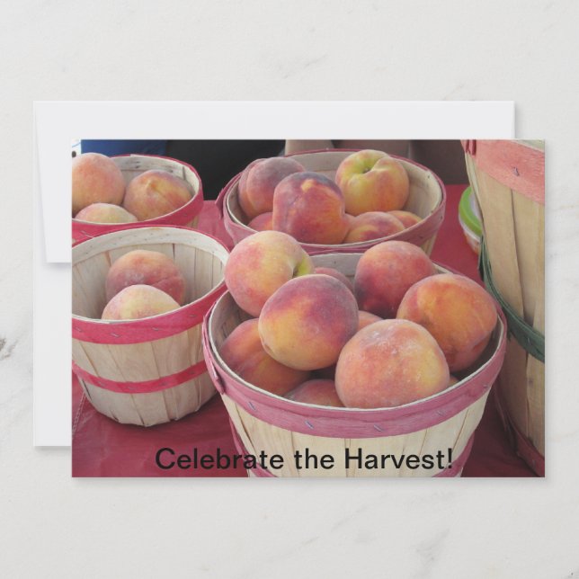 Celebrate the Harvest Invitation (Front)