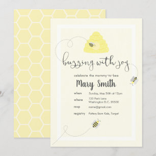 Celebrate the Mummy-to-Bee Invitation