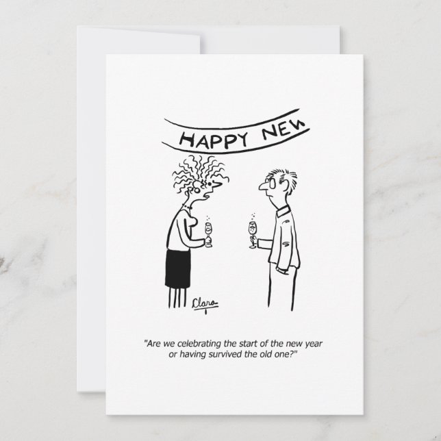 Celebrate the New Year card (Front)