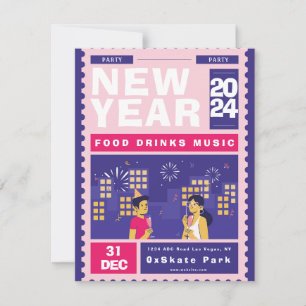 Celebrate the New Year in Style Invitation