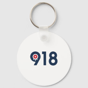 Celebrate The Nine One Eight Tulsa Oklahoma 918 Ar Key Ring