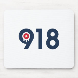Celebrate The Nine One Eight Tulsa Oklahoma 918 Ar Mouse Mat