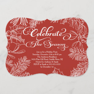 Celebrate the Season Holiday Party Invitation