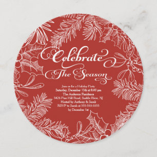 Celebrate the Season Holiday Party Invitation