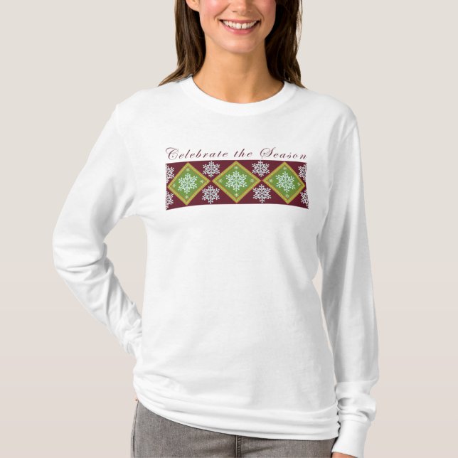 Celebrate the Season long sleeve tee (Front)