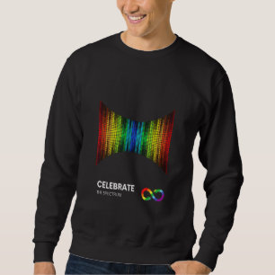 Celebrate The Spectrum Celebrate Neurodiversity Au Sweatshirt