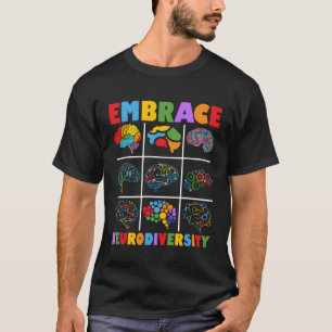 Celebrate The Spectrum Embrace Neurodiversity Auti T-Shirt