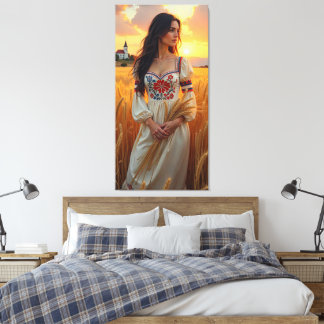 Celebrate the spirit of Croatia art Canvas Print