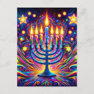 Celebrate the spirit of Hanukkah Postcard