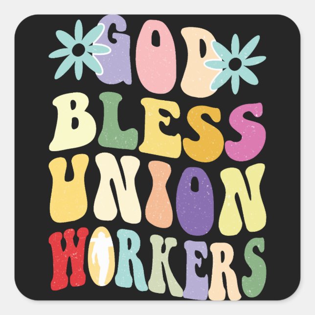 Celebrate the Strength of Solidarity Square Sticker (Front)