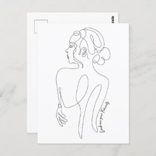 Celebrate the woman in you - Embrace Your Feminity Postcard