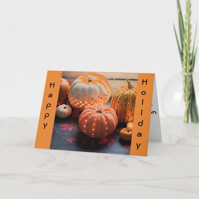 CELEBRATE THIS *AUTUMN SEASON*-ALWAYS A REASON HOLIDAY CARD (Front)