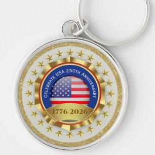 Celebrate USA 250th Anniversary – 1776-2026  Key Ring