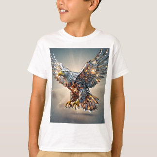Celebrate Victory: Dynamic Crystal Eagle Em T-Shirt