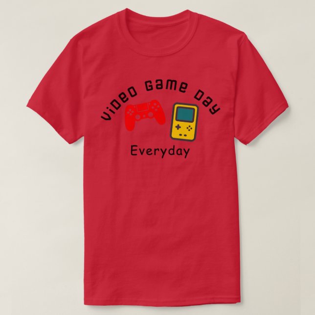Celebrate Video Games day T-Shirt (Design Front)