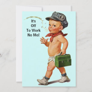 Celebrate w/ Fun Retro Retirement Party Invitation