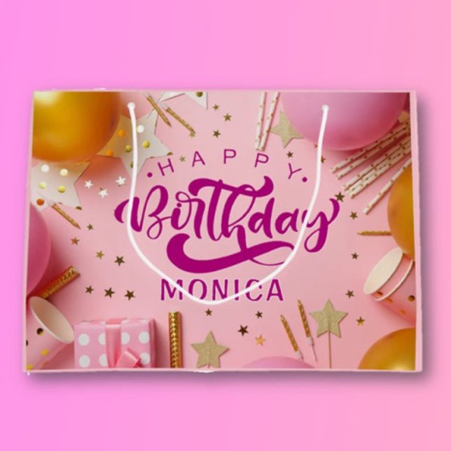 Celebrate with Birthday Girl Gift Bag (Creator Uploaded)