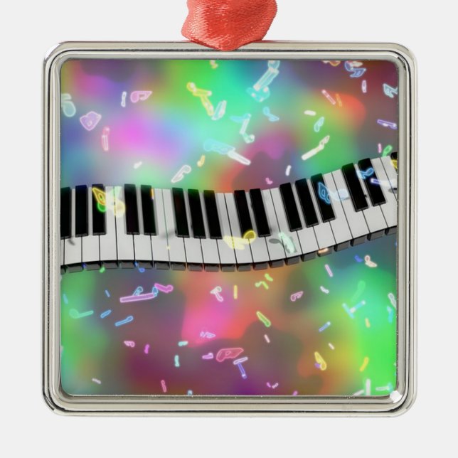 Celebrate with Music Metal Tree Decoration (Front)