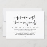 Celebrate with the newlyweds, Wedding Elopement