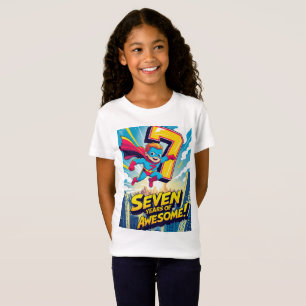 celebrate with this 7 years of awesome T-Shirt