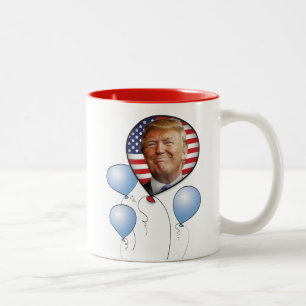 Celebrate with Trump Two-Tone Coffee Mug