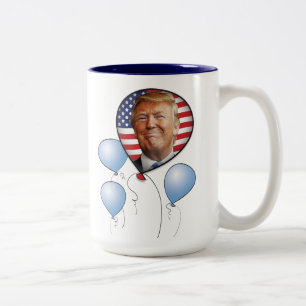 Celebrate with Trump Two-Tone Coffee Mug