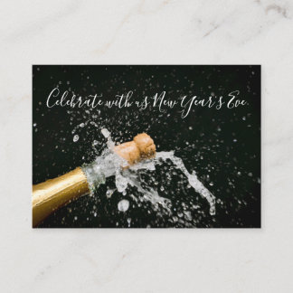 Celebrate with us New Year's Eve Enclosure Card