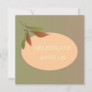 Celebrate With Us >Trendy Invitation Card