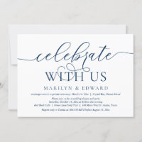 Celebrate with us, Wedding Elopement Party
