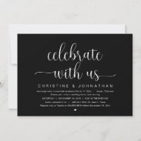 Celebrate with us, Wedding Elopement Party