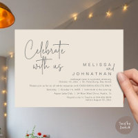 Celebrate with us, Wedding Reception Cash Bar