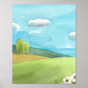 Celebrate World Art Day with Stunning Watercolor  Poster