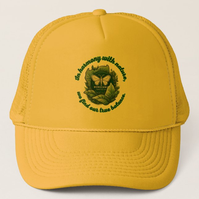Celebrate World Conservation Day  Trucker Hat (Front)