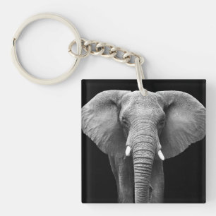 Celebrate World Elephant Day: Majestic Design  Key Ring