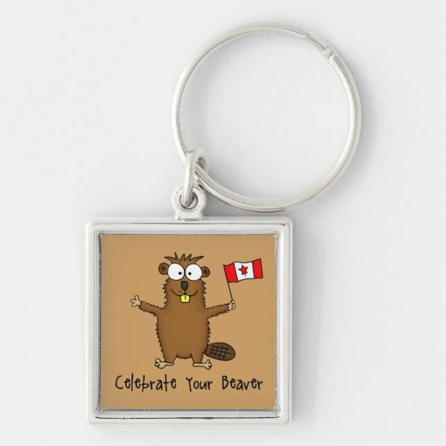 Celebrate Your Beaver Key Ring (Front)