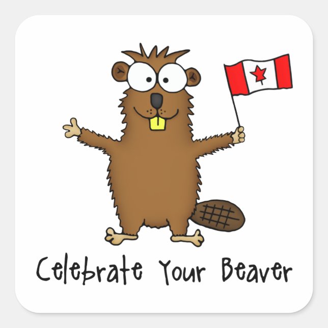 Celebrate Your Beaver Stickers (Front)