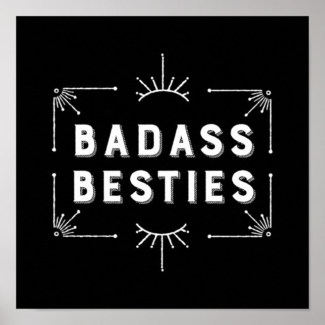 Celebrate Your Best Friends - Girl Gang Besties Poster (Front)