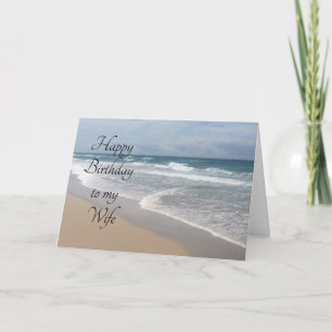 CELEBRATE YOUR "BIRTHDAY" AT THE BEACH CARD