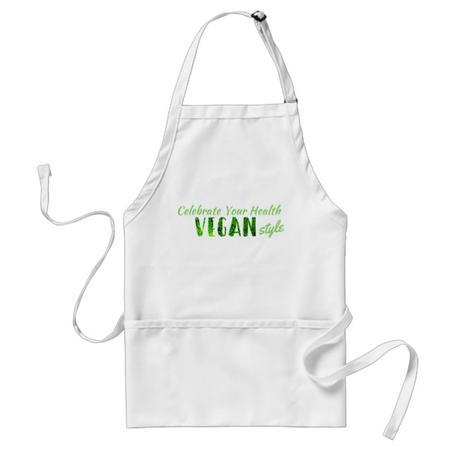 Celebrate Your Health Vegan Style Standard Apron (Front)