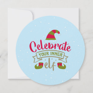 Celebrate Your Inner Elf Christmas Cards