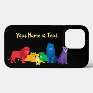 Celebrate Your Pride Rainbow Lion Pride iPhone 13 Pro Case