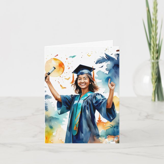 Celebrate Your Success! - Graduation Card (Front)
