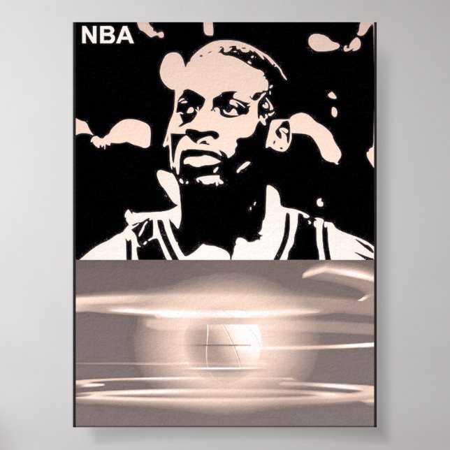 celebrated player silhouette  poster (Front)
