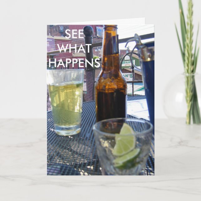 CELEBRATED WITHOUT YOU=BELATED CARD (Front)