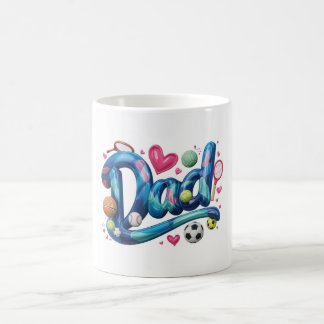 Celebrates fatherhood. coffee mug