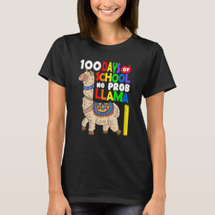 Celebrating 100 Days of School NoProb Llama Kids & T-Shirt