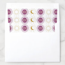 Celebrating 100th Birthday Rose Gold Glitter