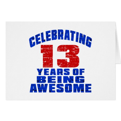 Image of Celebrating 13 years of being awesome